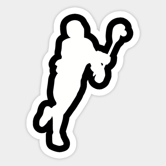 Lacrosse player - Lacrosse - Sticker