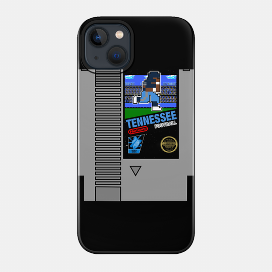 Tennessee Football 8 bit cartridge design - Tennessee Titans - Phone Case