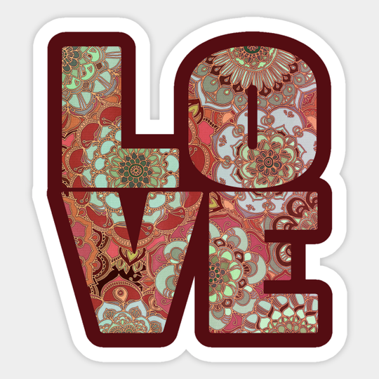Baroque Obsession - Love - Sticker
