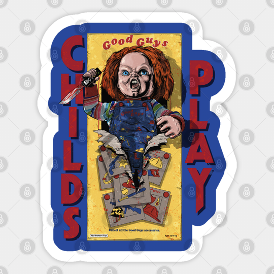 Wanna Play? - Chucky - Sticker
