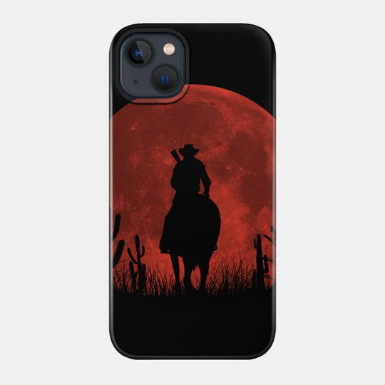 Red moon - Red Dead Redemption - Phone Case