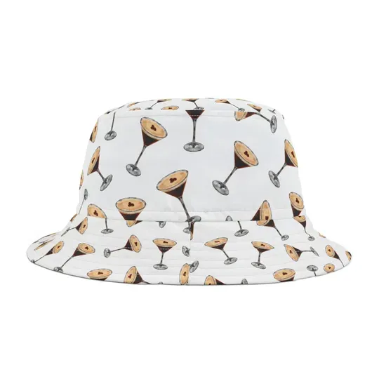 Espresso Martini Bucket Hat, Fun Cocktail Lover Gift