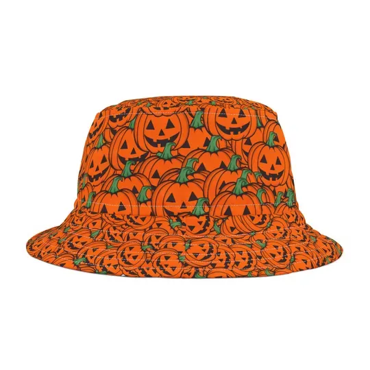 Pumpkin Bucket Hat, Bucket Hat Lover Gift