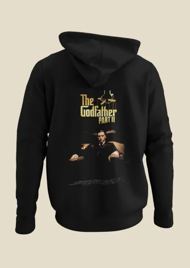 The Godfather Part II - Movie Poster inspired Unisex Black Hoodie