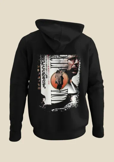 Pulp Fiction - Japanese Movie Poster inspired Unisex Black Hoodie