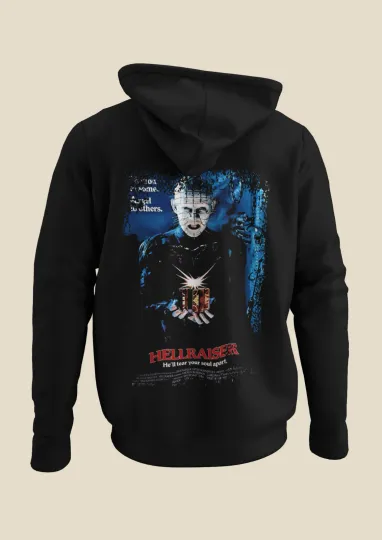 Hellraiser - Movie Poster inspired Unisex Black Hoodie