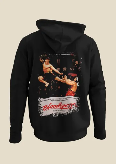 Bloodsport - Movie Poster inspired Unisex Black Hoodie
