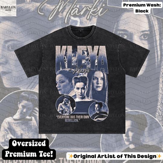 Oversized Kleya Marki Star Wars T-Shirt Rebellion Rogue One Andor Season 2 Show Merch
