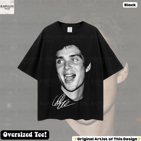 Oversized Cillian Murphy T-Shirt - Cillian Murphy Tee