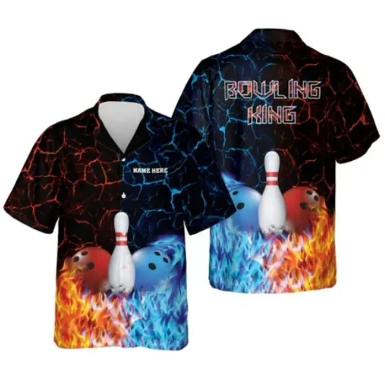 Bowling King Hawaiian Bowling Shirts