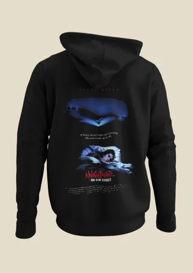 A Nightmare on Elm Street - Movie Poster inspired Unisex Black Hoodie