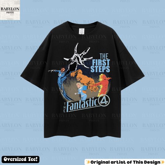 Marvel Fantastic Four T-Shirt – Reed Richards, The Thing Superhero Tee