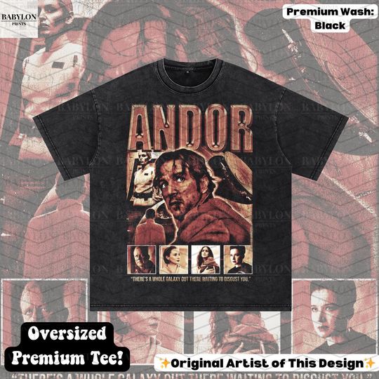 Star Wars Andor Season 2 Oversized T-Shirt, Cassian Andor