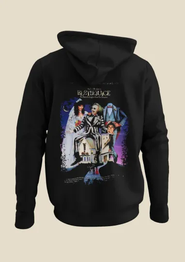 Beetlejuice - Movie Poster inspired Unisex Black Hoodie