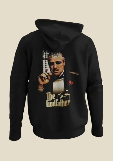 The Godfather - Movie Poster inspired Unisex Black Hoodie