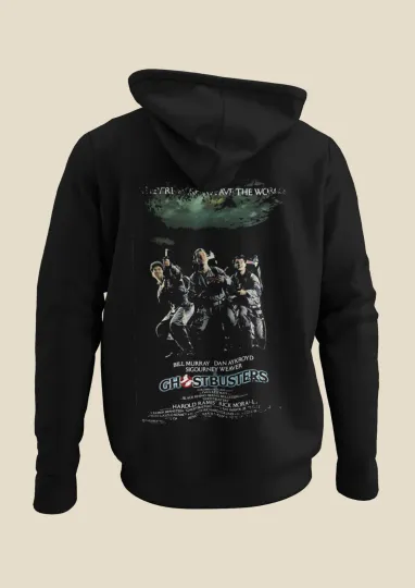 Ghostbusters - Movie Poster inspired Unisex Black Hoodie