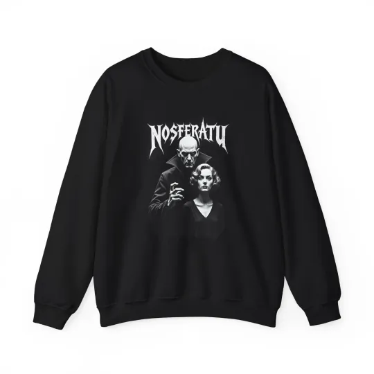 Nosferatu Unisex Heavy Blend Sweatshirt, Horror Apparel