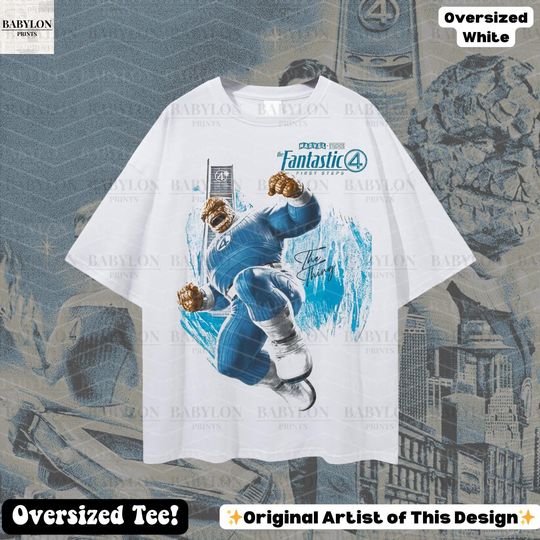 Oversized Ben Grimm T-Shirt The Thing Marvel Fantastic Four Avengers Disneyworld