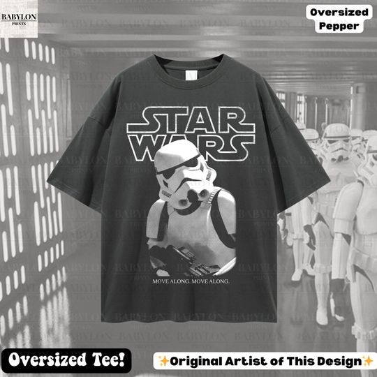 Oversized Star Wars Stormtrooper T-Shirt - A New Hope, Empire Strikes Back Disney World