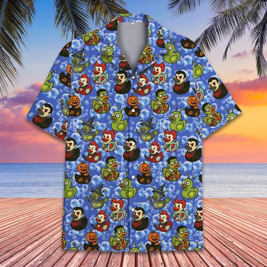 Halloween Rubber Duck Shirt for Men Women Youth