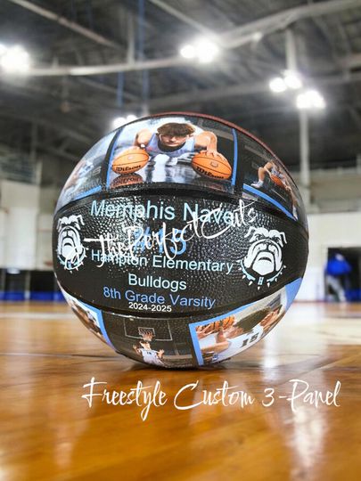 Custom Photo Basketball, Personalized Sports Balloon Gift for Basketball Players