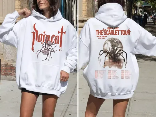 The Scarlet Doja cat Tour 2023 Music Concert Hoodie
