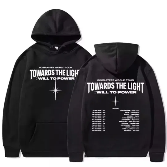 Ateez World Tour 2025 Towards The Light Will To Power Hoodie