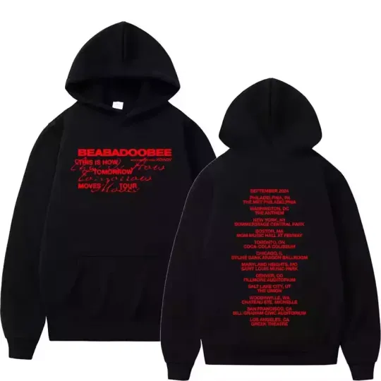 Beabadoobee This Is How Tomorrow Moves Tour 2024 Hoodie Fan Gift S-5XL 2 Sided