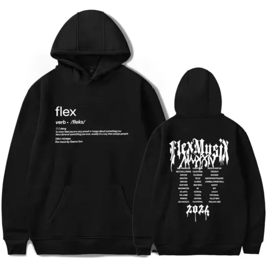 Hoodie Osamason Flex Tour 2024 ,Double Sided