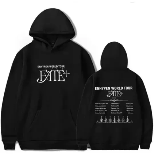 Hoodie 2 side Enhypen Fate Plus World Tour