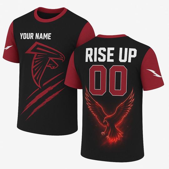 Custom Atlanta Football Falcons 3D Shirt, Football Team Shirt for Fan