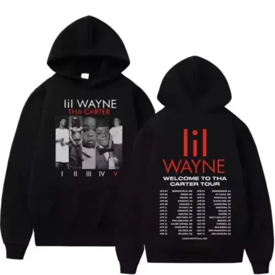 Rapper Lil Wayne Welcome To Tha Carter Tour Hoodie
