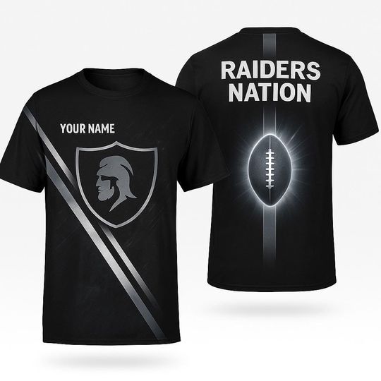 Custom Las Vegas Football Raiders 3D Shirt, Football Team Shirt for Fan