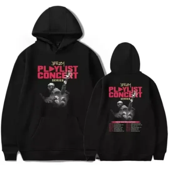 Young Jeezy The Playlist Concert Tour 2024 Hoodie For Fans Double-Sided