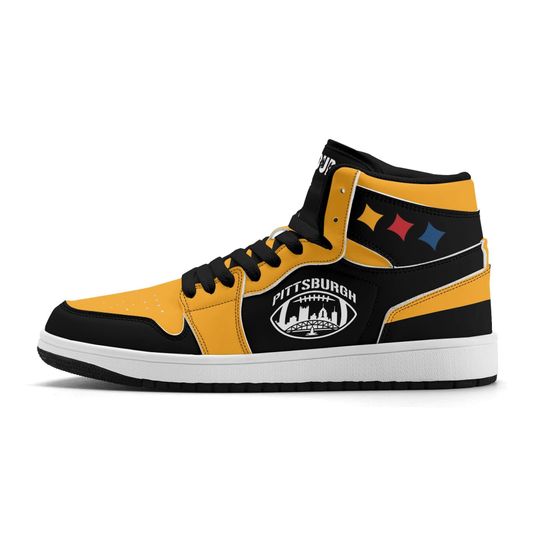Pittsburgh Football Team Shoes for Men & Women Team Themed Football Sport Shoes  Football Sneakers Pittsburgh Sneakers Pittsburgh Gift