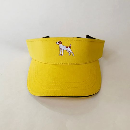 Jack Russell Terrier Embroidered Visor dog Visor Embroidered Cotton Visor