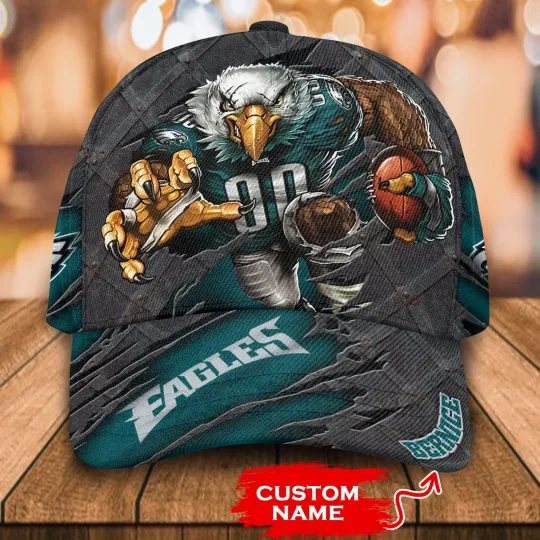 Personalized Philadelphias Team Eagles Mascot Baseball Cap Gift