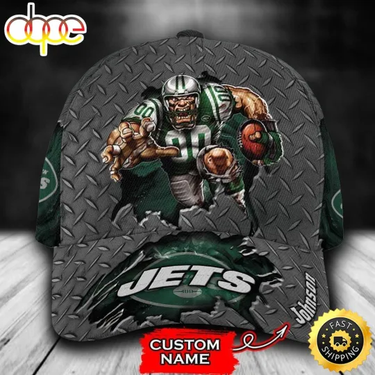 Personalized New York Team Jets Mascot Baseball Cap Gift