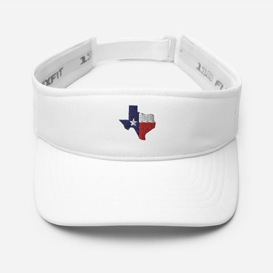 Texas Visor, embroidered unisex visor, summer hat, texas state visor, texas gift.