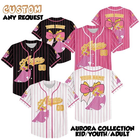 Princess Aurora Ribbons And Bows Jersey, Princess Aurora With Ribbons Jerey, Disney Princess Girls Trip Shirt, Coquette Princess Bow Shirt