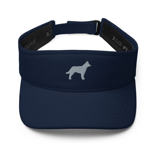 Australian Cattle Dog Embroidered Sun Visor Hat, Unisex Gift for Birthday, Mothers Day, Fathers Day, Christmas