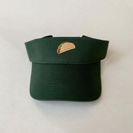 Taco Embroidered Visor Cotton Visor