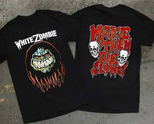 White Zombie Make Them Die Slowly Tour Vintage 1989 Classic T Shirt