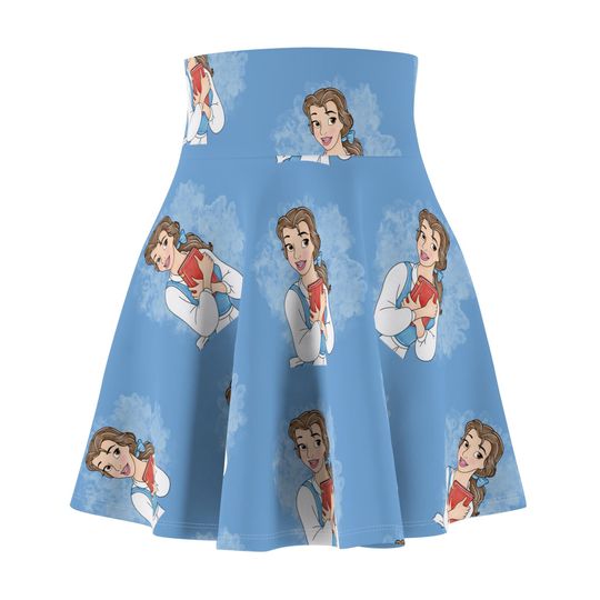 Provincial Belle in her blue dress Half Marathon women's running run skirt