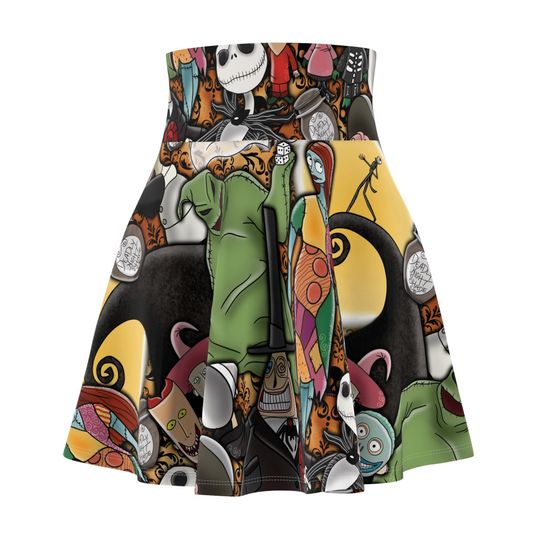 Jack Skellington and Sally Nightmare before Dopey Challenge run skirt Marathon Weekend women's running run skirt