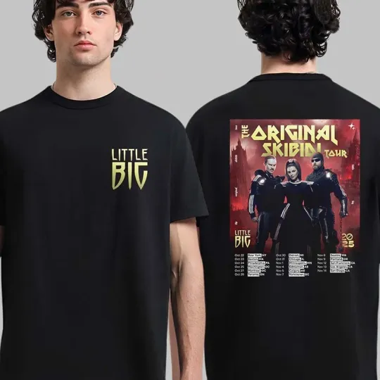 Little Big Band The Original Skibidi Tour 2025 North America Cities Dates Shirt