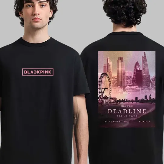 Blackpink London 2025 Deadline World Tour Exclusive City Tee On 15-16 August