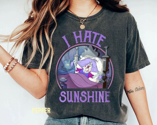 Disney Villains Mad Madam Mim I Hate Sunshine Retro T-Shirt, Vintage Disney Shirt, Disney Vacation, Disney Trip Shirt