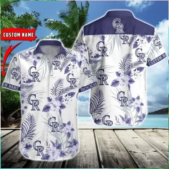 Colorado Baseball Team Ocean Breeze Hawaiian Shirt, Gift for Fan
