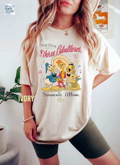 Disney The Three Caballeros Classic Retro T-Shirt, Magic Kingdom Shirt, Disneyland Trip Tee, Vintage Disney Shirt